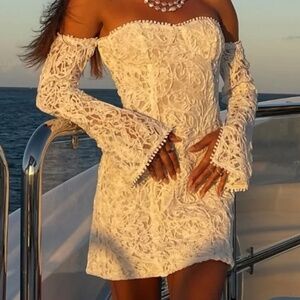 Off Shoulder Lace Dress
